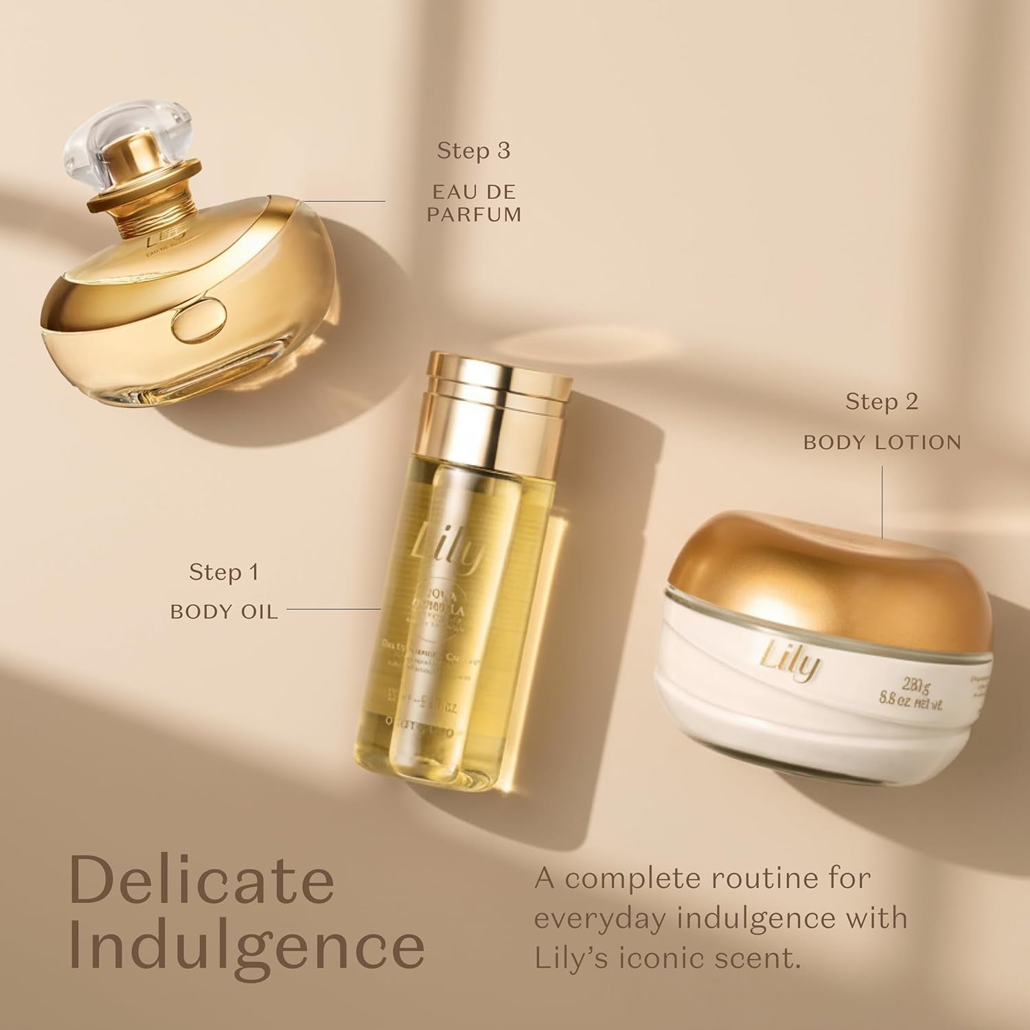 O Boticario Lily Cream Satin Body Moisturizer [Lily Creme Acetinado Hidratante Corporal] 250G by O Boticario