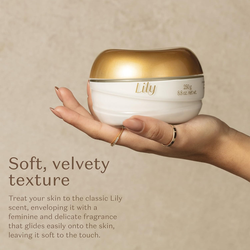 O Boticario Lily Cream Satin Body Moisturizer [Lily Creme Acetinado Hidratante Corporal] 250G by O Boticario